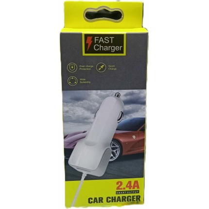 Car Charger Fast Charging 2.4A Output