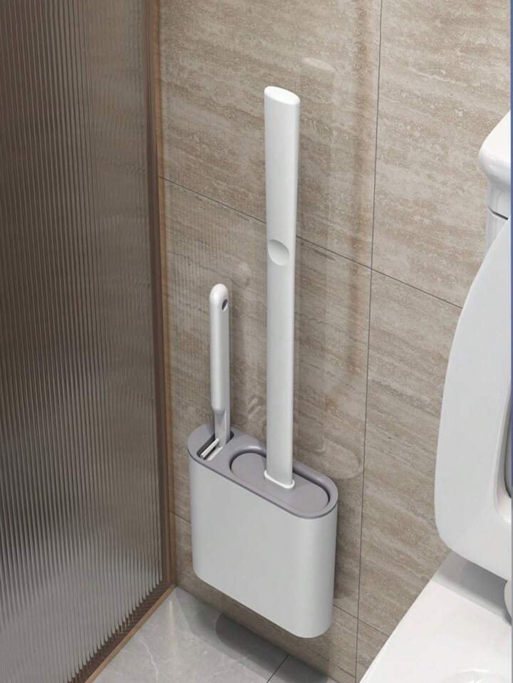 TOILET BRUSH 2 IN 1 WITH STAND