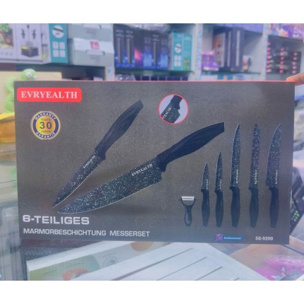 6 pcs sharp Kitchen Accessories piece Set of Chef's Knife