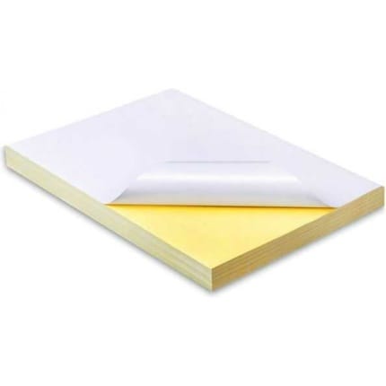 A4 Gloss sticker paper 100 sheets