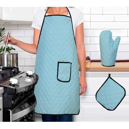 LADIES KITCHEN APRON 3IN1