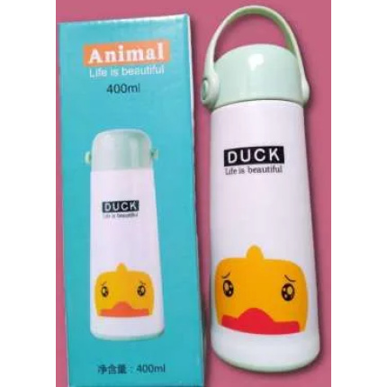 400 ml Bottle Portable Glass Cup with Cup Strap