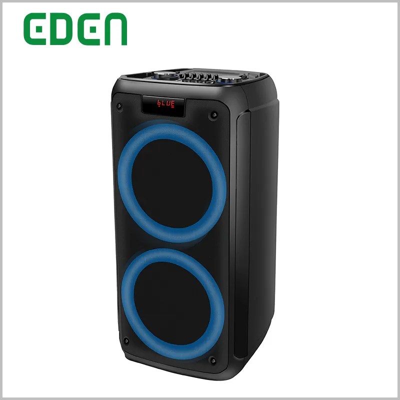 Dual-8-Inch-Audio-PA-PRO-Wireless-DJ-Karaoke-Portable-DJ-Box-Karaoke-Wireless-Battery-Party-Bluetooth-Audio-Speaker-with-LED-Light