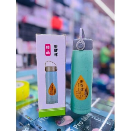 400 ml Portable Glass Cup with Cup Strap