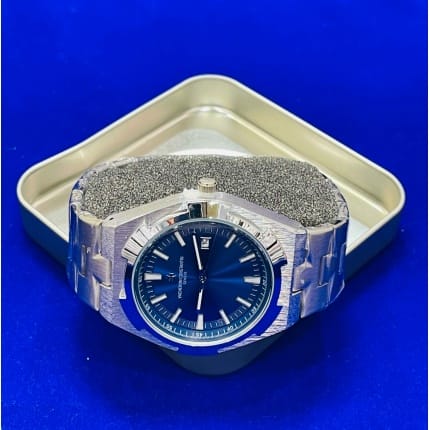 VACHERON CONSTANTIN FASHION STEEL STRAP WATCH FOR MEN Blue